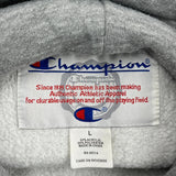 Vintage Pc Friars Champion College Hoodie - Large Grey Acrylic Blend