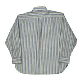 Tommy Hilfiger Striped Shirt - 2XL Green Cotton