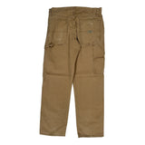 Wrangler Double Knee Carpenter Trousers - 32W 32L Beige Cotton