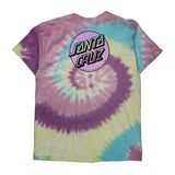 Santa Cruz Tie-Dye T-Shirt - Large Multicoloured Cotton