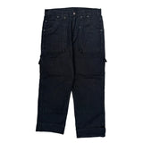 Dickies Double Knee Carpenter Pants - 33W 29L Black Cotton