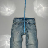 True Religion Slim Fit Jeans - 30W 28L Light Wash Denim