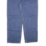 CARHARTT Mens Relaxed Blue Denim Jeans W40 L32 Workwear Durable Zip Fastening