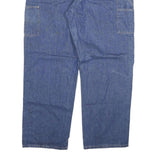 CARHARTT Mens Relaxed Blue Denim Jeans W40 L32 Workwear Durable Zip Fastening