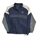 Dallas Cowboys Reebok Football Jacket - 2XL Grey Polyester