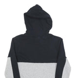 UMBRO Boys Black & Grey Cotton Blend Hoodie XL Colourblock Pullover Casual