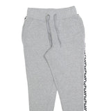 FILA Womens Joggers Grey & Black S W26 L28 Cotton Blend Slim Tapered