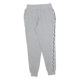 FILA Womens Joggers Grey & Black S W26 L28 Cotton Blend Slim Tapered