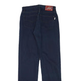ENRICO COVERI Mens Regular Fit Blue Denim Jeans W28 L32 Classic Cotton Blend Zip