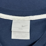 Nike T-Shirt - 2XL Navy Cotton