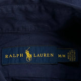 Ralph Lauren Short Sleeve Shirt - Medium Blue Cotton