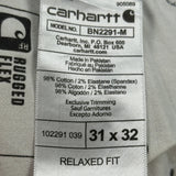Carhartt Carpenter Trousers - 31W 32L Grey Cotton