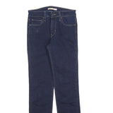 LEVI'S 712 Womens Jeans Blue Slim Slim Denim Medium W26 L30 Stretch Cotton