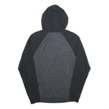 LEVI'S Mens Black & Grey Hoodie M Cotton Blend Casual Pullover Drawstring