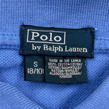 Age 8-10 Polo By Ralph Lauren Polo Shirt - Small Blue Cotton