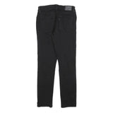 LEVI'S Womens Slim Black Jeans Denim W29 L30 Stylish Zip Cotton Blend