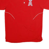 RUSSELL ATHLETIC Mens Red Athletic T-Shirt S Short Sleeve Round Neck Sportswear