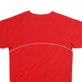 RUSSELL ATHLETIC Mens Red Athletic T-Shirt S Short Sleeve Round Neck Sportswear