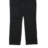 WRANGLER Mens Black Cotton Blend Regular Straight Trousers W28 L27 Classic Zip