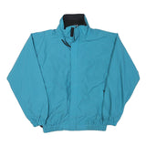 WESTERN CONCEPTS Mens Blue Jacket XL Polyester Blend Zip Casual Plain Light