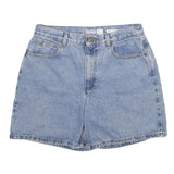 LIZ CLAIBORNE Womens Shorts Blue Denim Casual M W30 Cotton Summer Wear