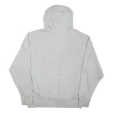 NIKE Mens Grey C Baseball Pullover Hoodie L Cotton Blend Casual Sportswear