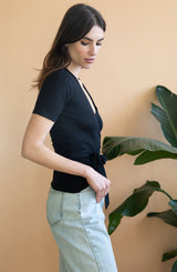 Cache-cœur Olivier noir