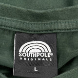 Hype Southpole T-Shirt - Large Green Cotton