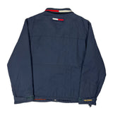 Tommy Hilfiger Striped Jacket - XL Navy Polyester