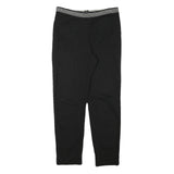 CARLA FERRONI Womens Polyester Blend Black Slim Tapered Trousers W28 L25 Stylish