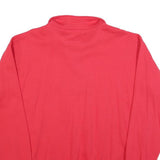 TOP SPIRIT Womens Red 1/4 Zip L Diavolezza Bernina Pontresina Sweatshirt