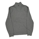 Tommy Hilfiger 1/4 Zip - Large Gray Cotton