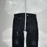 Levis Jeans - 36W 30L Black Cotton