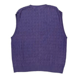 Tommy Hilfiger Sweater Vest - XL Purple Cotton