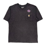 Carhartt T-Shirt - Large Gray Cotton