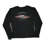 Guidera'S Harley-Davidson Yuba City, Ca Harley Davidson Graphic Long Sleeve T-Shirt - 4XL Black Cotton