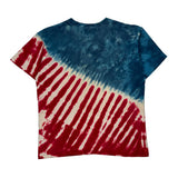 Liquid Blue Tie-Dye T-Shirt - Large Multicoloured Cotton