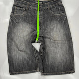 Southpole Denim Shorts - 33W 13L Grey Denim