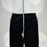 Levis 550 Jeans - 38W 32L Black Cotton