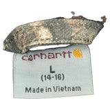 Age 12 Carhartt Camo Jacket - Large Camo Cotton