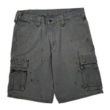 Carhartt Cargo Shorts - 36W 11L Grey Cotton