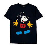 Mickey & Co. Single Stitch T-Shirt - Large Black Cotton