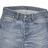 LEVI'S Mens Denim Blue Casual Shorts L W32 Frayed Hem 501 Cotton Blend