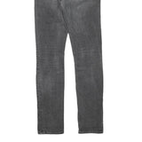LEVI'S 505 Womens Jeans Black Regular Straight Denim Medium W30 L34 Classic Fit