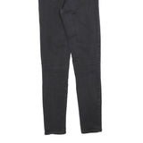 LEVI'S 721 Womens Jeans Black Slim Skinny Denim Dark W28 L30 Stylish Zip