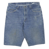 WRANGLER Mens Denim Blue Casual Shorts L W36 Cotton Blend
