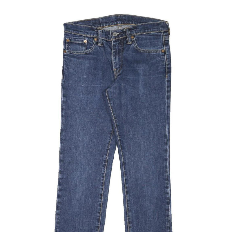 LEVI'S 511 Mens Jeans Blue Slim Skinny Denim Medium W28 L30 Stretch Cotton Blend