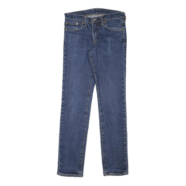 LEVI'S 511 Mens Jeans Blue Slim Skinny Denim Medium W28 L30 Stretch Cotton Blend