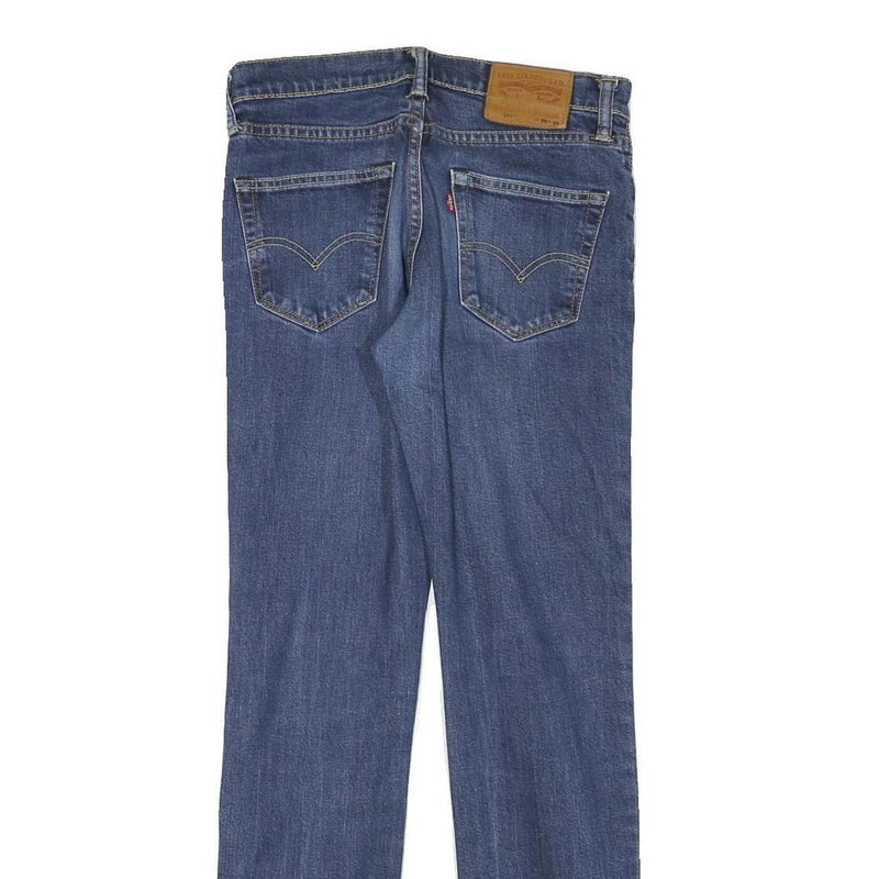 LEVI'S 511 Mens Jeans Blue Slim Skinny Denim Medium W28 L30 Stretch Cotton Blend