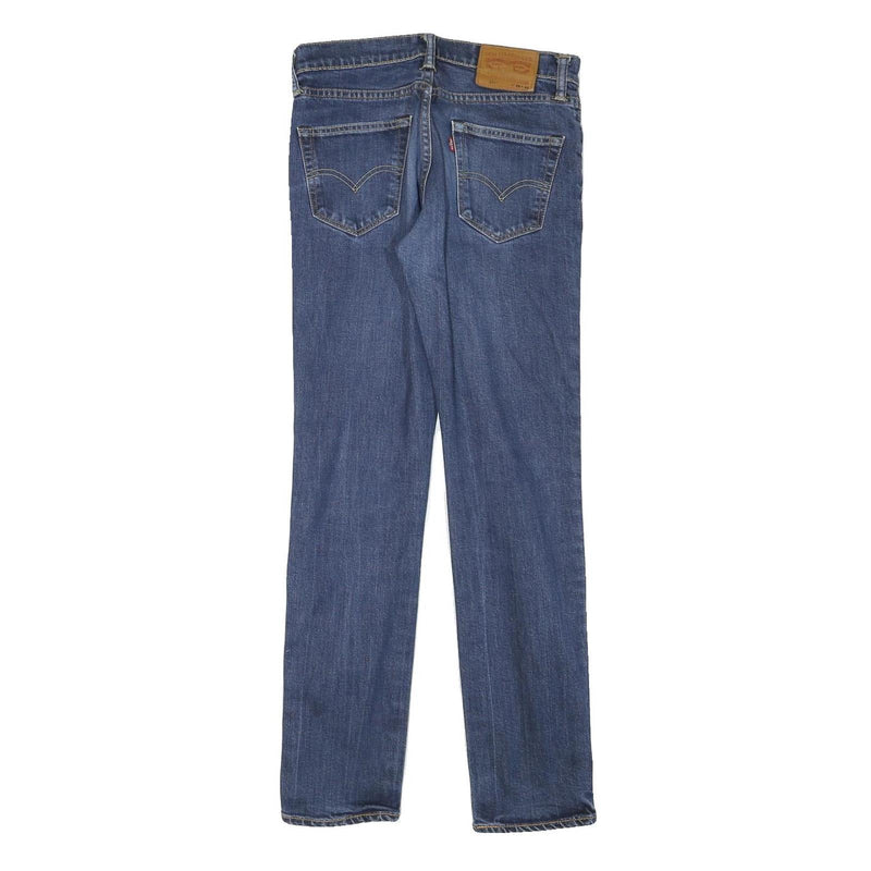 LEVI'S 511 Mens Jeans Blue Slim Skinny Denim Medium W28 L30 Stretch Cotton Blend
